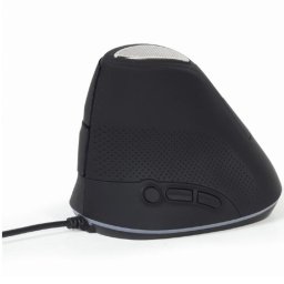 MOUSE GEMBIRD, Ergonomic, pt. PC sau NB, cu fir, USB, optic, 3200 dpi, butoane-scroll 6-1, cablu 1.35m, Negru, "MUS-ERGO-03