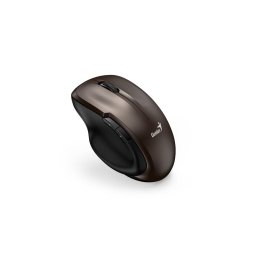 MOUSE wireless Genius, Ergo "NX-8200S", PC sau NB, 2.4GHz, optic, 1200 dpi, butoane-scroll 5-11, Maro, "31030029403