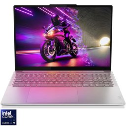 Laptop Lenovo Yoga Pro 9 16IAH10, TOUCHSCREEN, 16" 3.2K (3200x2000) OLED, Intel® Core™ Ultra 9 285H, 64GB LPDDR5x RAM, 2TB SSD, NVIDIA® GeForce RTX™ 5070 8GB GDDR7, Windows® 11 Home, Gri (INT Keyboard)