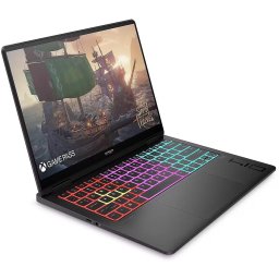 Laptop HP Omen Transcend 14-fb1217nw, Intel Core Ultra 7 255H, 14 inch, RAM 32 GB, SSD 1 TB, NVIDIA GeForce RTX 5060 Laptop GPU, Windows 11, Negru