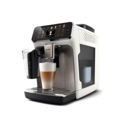 Espressor automat Philips LatteGo 5500 EP5545/70, 1500 W, Rezervor 1.8 l, 15 bar, Rezervor lapte 0.26 l, Rasnita incorporata, Ecran TFT, Alb