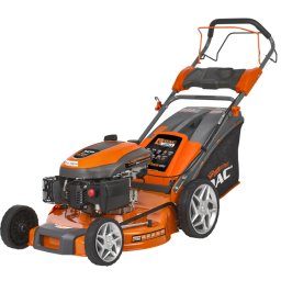 Masina de tuns iarba autopropulsata pe benzina, Ruris Dac 150XLS, putere 5 CP, 173 CC, 4 timpi, 52 cm latime lucru, 5 trepte de taiere, inaltime taiere 25 - 65 mm, sac colector 55 L, functie de colectare/ evacuare/ mulcire/ autocuratare