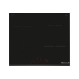Plita electrica Bosch PIE63KHC1Z, Inductie, 4 zone de gatit, control tactil, 60 cm, Negru