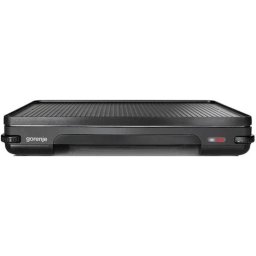 Gratar electric Gorenje TG2000LCB, 2000 W, Placi Anti-aderente reversibile si detasabile, Negru