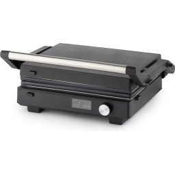 Gratar electric Gorenje GCG2000SD, Multifunctional, 2000 W, Placi antiaderente detasabile, deschidere 180°, Negru