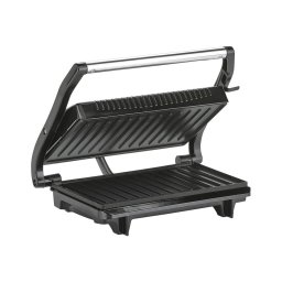 Gratar electric Tristar GR-2846 Contact Grill, 700 W, invelis anti-aderent, Negru/Inox