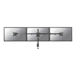 Suport TV / Monitor Neomounts FPMA-D550D3BLACK, de birou, reglabil, pentru 3 ecrane intre 10-27 inch, Negru