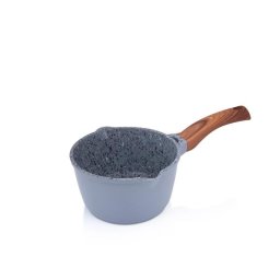 Cratita cu maner Metalac Gurmeo T04066, aluminiu, diametru 16 cm, Gri