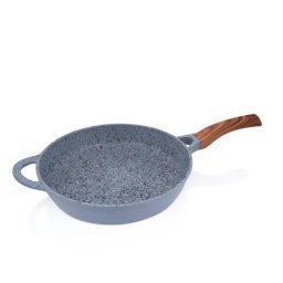 Tigaie cu maner auxiliar Metalac Gurmeo T04069, aluminiu, diametru 28 cm, Gri