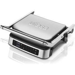 Gratar electric Ufesa Everest 72105642, 2000 W, 5 programe, 3 niveluri de gatire, Inox