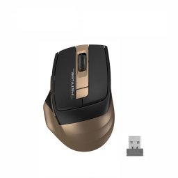 Mouse Wireless A4tech Fstyler FG35, 2000 DPI, 6 butoane, Negru/Bronz