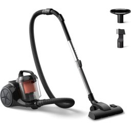 Aspirator fara sac Seria 1000 Philips XB1142/10, 800W, Motor PowerCyclone 3, Cap de aspirare pentru mobilier, Filtru Hepa, Negru