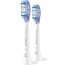 Rezerve Philips Sonicare Gum Care HX9052/87, pachet de 2 capete de periere, Standard, click-on, sincronizarea modurilor BrushSync, Alb