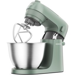 Robot de bucatarie Kenwood Go KZM35.000GR, 800W, vas inox 4L, 6 trepte viteza + Turbo, 3 accesorii patiserie, lingura masurare, Verde