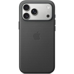 Husa de protectie spate Apple TechWoven Case MGF84ZM/A cu MagSafe pentru iPhone 17 Pro Max, Negru
