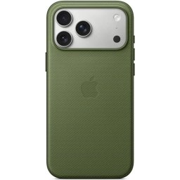 Husa de protectie spate Apple TechWoven Case MGFD4ZM/A cu MagSafe pentru iPhone 17 Pro Max, Verde