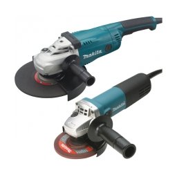 Makita - GA9020 + 9558HNRG - Polizor unghiular cu fir, 2200 W, 230 mm + Polizor unghiular cu fir, 840 W, 125 mm