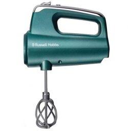 Mixer manual Russell Hobbs Swirl 25891-56, 350 W, 5 viteze, Functie Turbo, Buton pentru accesorii, Batator elicoidal de inalta performanta, Fara BPA, Turcoaz
