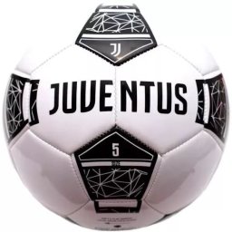 FC Juventus: minge de fotbal alb - negru, mărimea 5