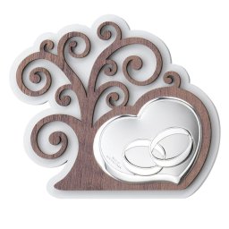 Medalion Casatorie cu Pomul Vietii Argint 15x13