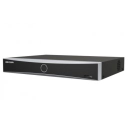 NVR HIKVISION AcuSense DS-7604NXI-K1/4P(D), 4 canale, 12 MP, 40 Mbps, functii smart, PoE, Negru