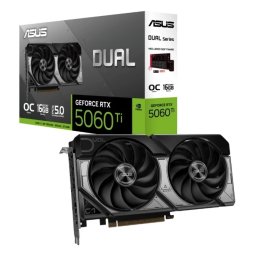 ASUS Dual -RTX5060TI-O16G NVIDIA GeForce RTX 5060 Ti 16 Giga Bites GDDR7 (DUAL-RTX5060TI-O16G)