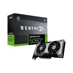 MSI VENTUS GeForce RTX 5060 TI 16G 2X OC PLUS NVIDIA 16 Giga Bites GDDR7 (RTX 5060 TI 16G VENTUS 2X OC PLUS)