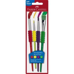 Set 4 pensule Soft Touch Faber-Castell