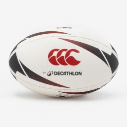 Minge de rugby de antrenament mărimea 4, Decathlon | Canterbury Negru