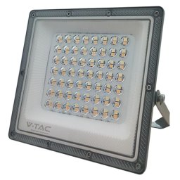 Proiector LED, V-tac, 50W CCT 3 in 1, 5000 lm, IP65, aluminiu gri, 90, 3000K/4000K/6500K, SKU-23614