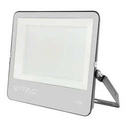 Proiector LED 300W, V-tac, corp negru, sticla gri, 6500K, 135 lm/W, lumina rece alb, SKU-232036