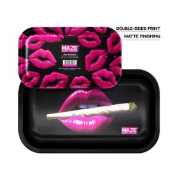 Tava de rulat Haze Holland Kiss & Kush fata spate Premium 27 x 16cm