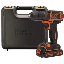 BLACK AND DECKER BDCDC18K burghiu 18V + valiză + 1 buc akku