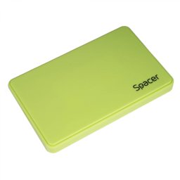 RACK extern SPACER, pt HDD/SSD, 2.5 inch, S-ATA, interfata PC USB 3.0, Husa piele sintetitca, plastic, Verde, SPR-25612GR (timbru verde 0.8 lei)