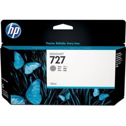 Cartus Cerneala Original HP Grey, nr.727, pentru DesignJet T1500T1530T2500T2530T920, 130ml, (timbru verde 0.15 lei), B3P24A