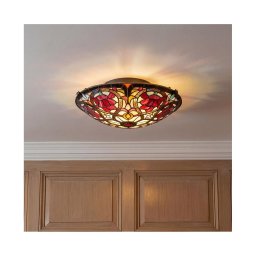 Plafonieră Tiffany Quoizel LARISSA (QZ-LARISSA-F) - 2 x E27, 40W, 230V