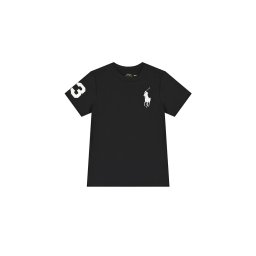 RALPH LAUREN K T-Shirt Pentru copii 832907055 001 polo black/C1730