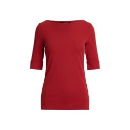 RALPH LAUREN Bluză Judy-Elbow Sleeve 200654963193 600 red