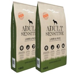 Premium Hrana uscata caini "Miel si orez, adulti" 2 buc. 30 kg GartenMobel Dekor