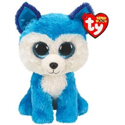Jucarie de plus TY Beanie Boos, catelus albastru, 15 cm