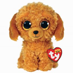 Jucarie de plus TY Catelus auriu, 15 cm, moale si adorabil