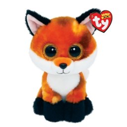 Jucarie de plus TY Meadow, vulpe portocalie, 15 cm, Boos