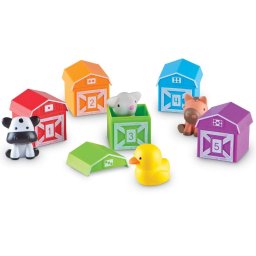 Joc educativ De-a v-ati ascunselea cu animalele de la ferma