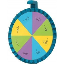 Ruleta magnetica educativa pentru clasa, 40 cm, cu carduri reutilizabile
