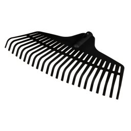 Grebla de frunze medie, neagra VERTO 15G086 HardWork ToolsRange