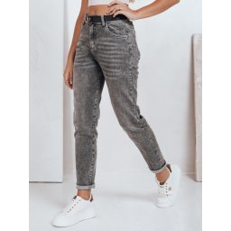 Blugi de damă mom fit, gri
