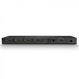 Splitter Lindy HDMI 4K@60 Hz 4 Porturi Cu Audio Negru