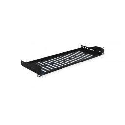 Sertar fix 440x150mm, max. 10kg 1U pentru cabinet 19" Negru, Value 26.99.0427