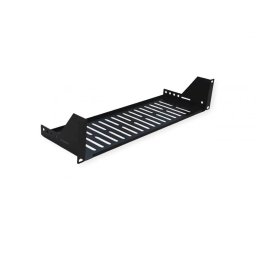 Sertar fix 440x150mm, max. 15kg 2U pentru cabinet 19" Negru, Value 26.99.0431