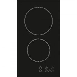 Plita vitroceramica incorporabila Finlux FXVT 302 ECO, 3000 W, 9 setari, Indicator de caldura reziduala, Control tactil, Negru